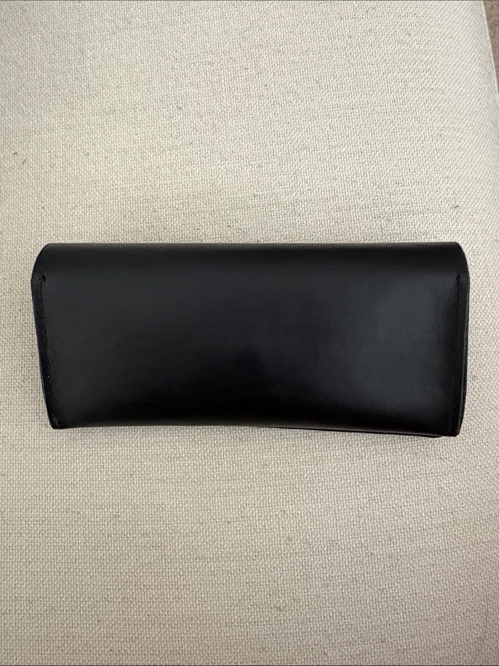 Dior Black Embossed leather sunglass case - Picture 3 of 3